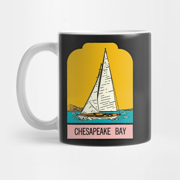 Vintage Style Chesapeake Bay Decal by zsonn